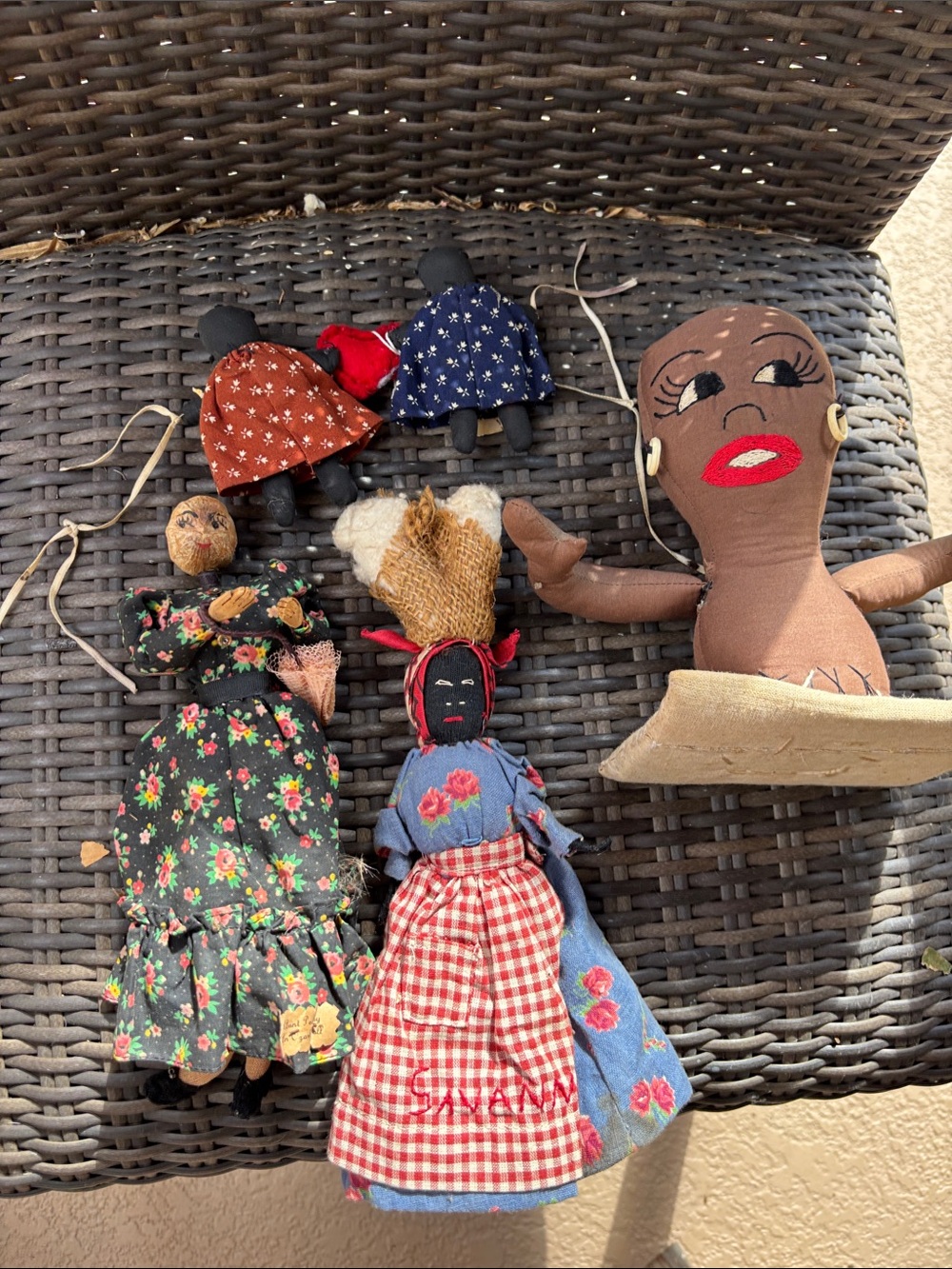 Vintage black Americana doll lot